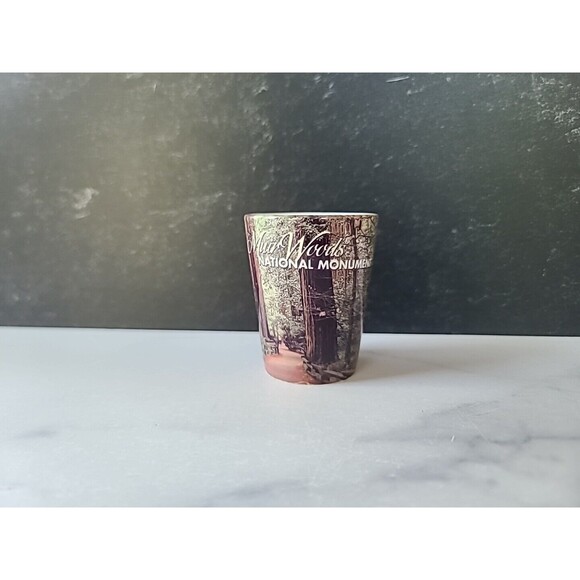 Vintage Muir Woods Souvenir Shot Glass - Picture 1 of 10